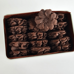 Flower Butter Cookies - Rich Cocoa